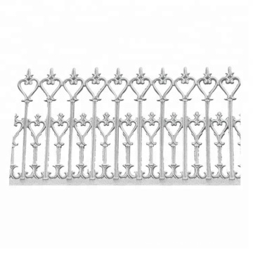 Cheap Decorative Wrought Iron Or Aluminium Fence Black Import China Goods